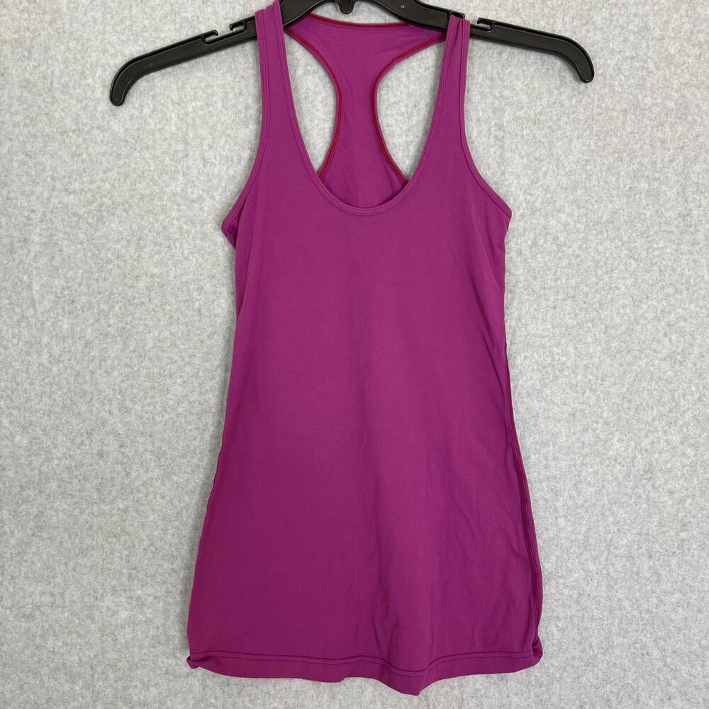 Lululemon Womens Racerback Tank Size 6 ? Pink SEE MEASUREMENTS